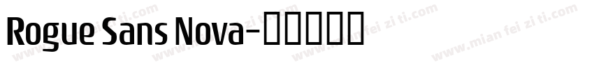 Rogue Sans Nova字体转换